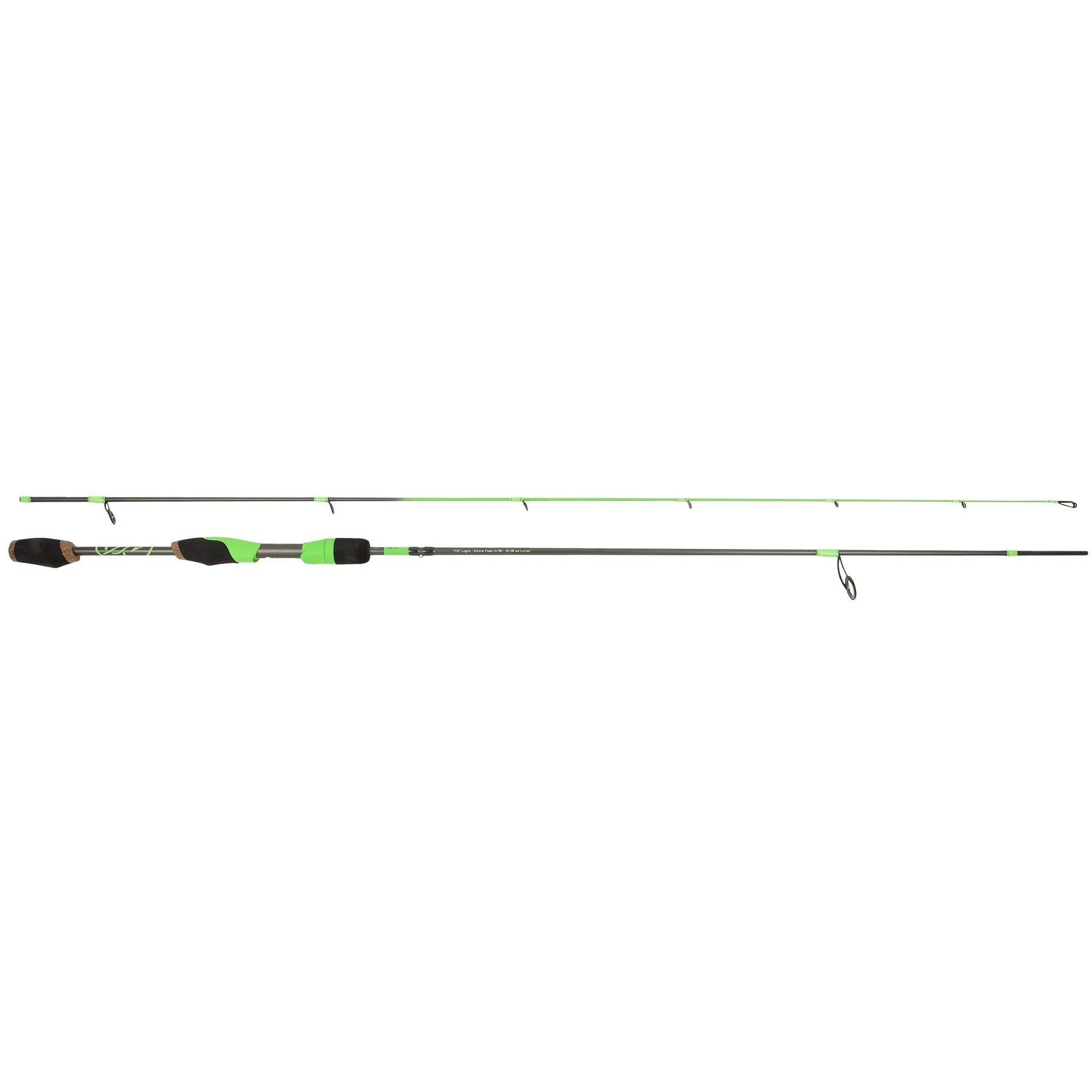 Green Series Micro Light Spinning Rod 2 Piece