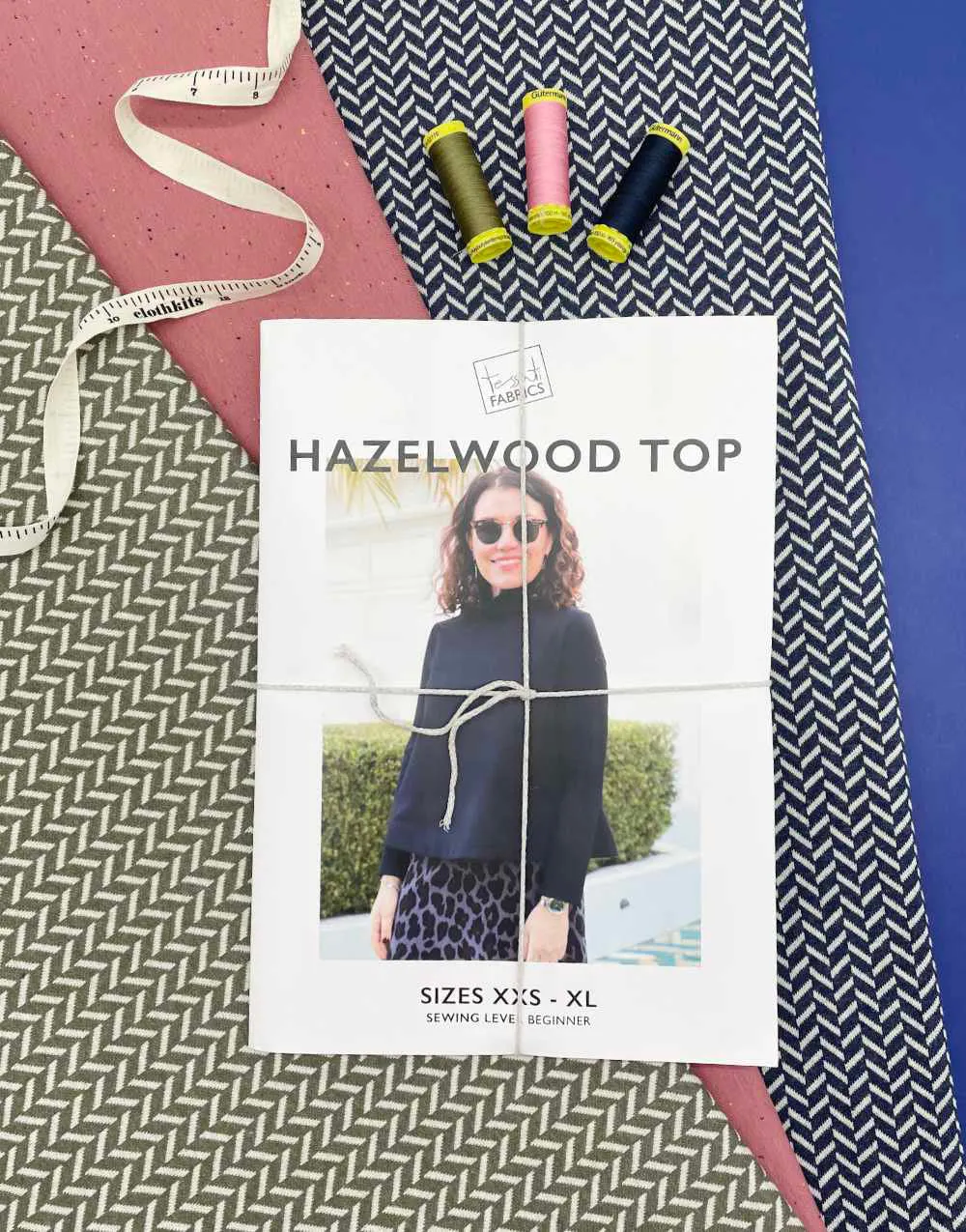 Hazelwood Sweatshirt Complete Dressmaking Kit, Tessuti