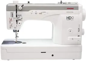 HD9, Janome Professional Heavy Duty Straight Stitch Sewing Machine [Designers' Choice] - Built to deliver beautiful stitches, with thick or thin threads   2 Years Warranty   FREE 1 Year Ban Soon Care