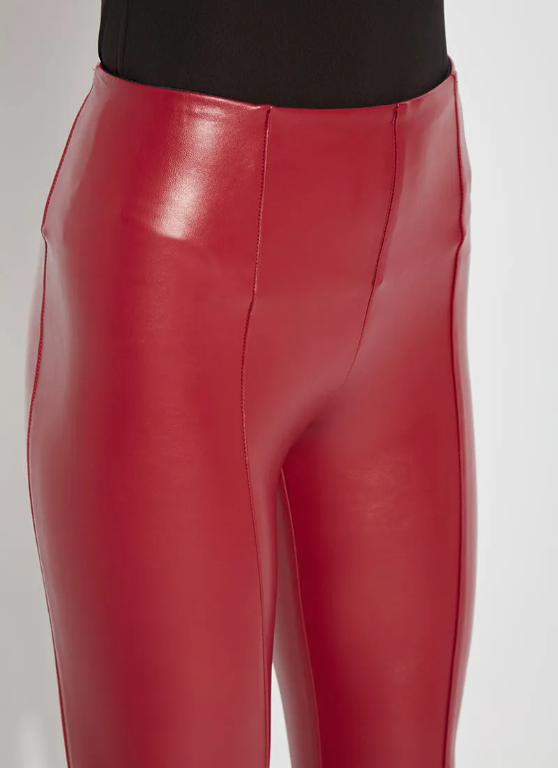 Hi Waist Vegan Leather Legging (28" Inseam)