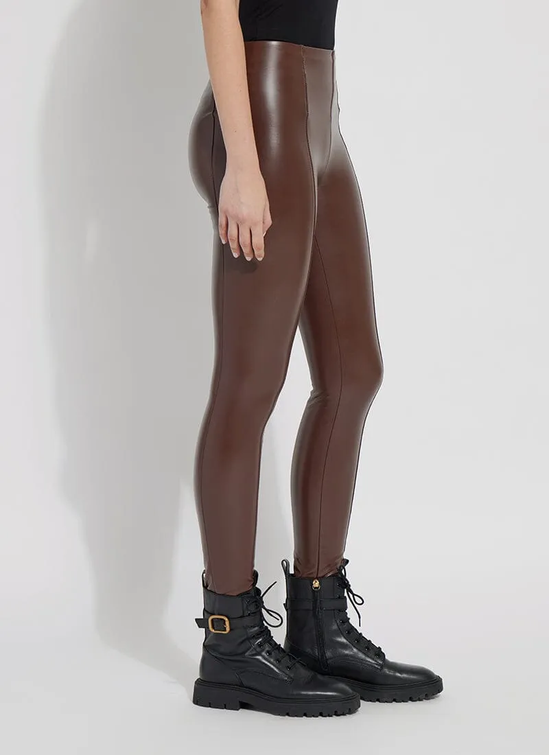 Hi Waist Vegan Leather Legging (28" Inseam)