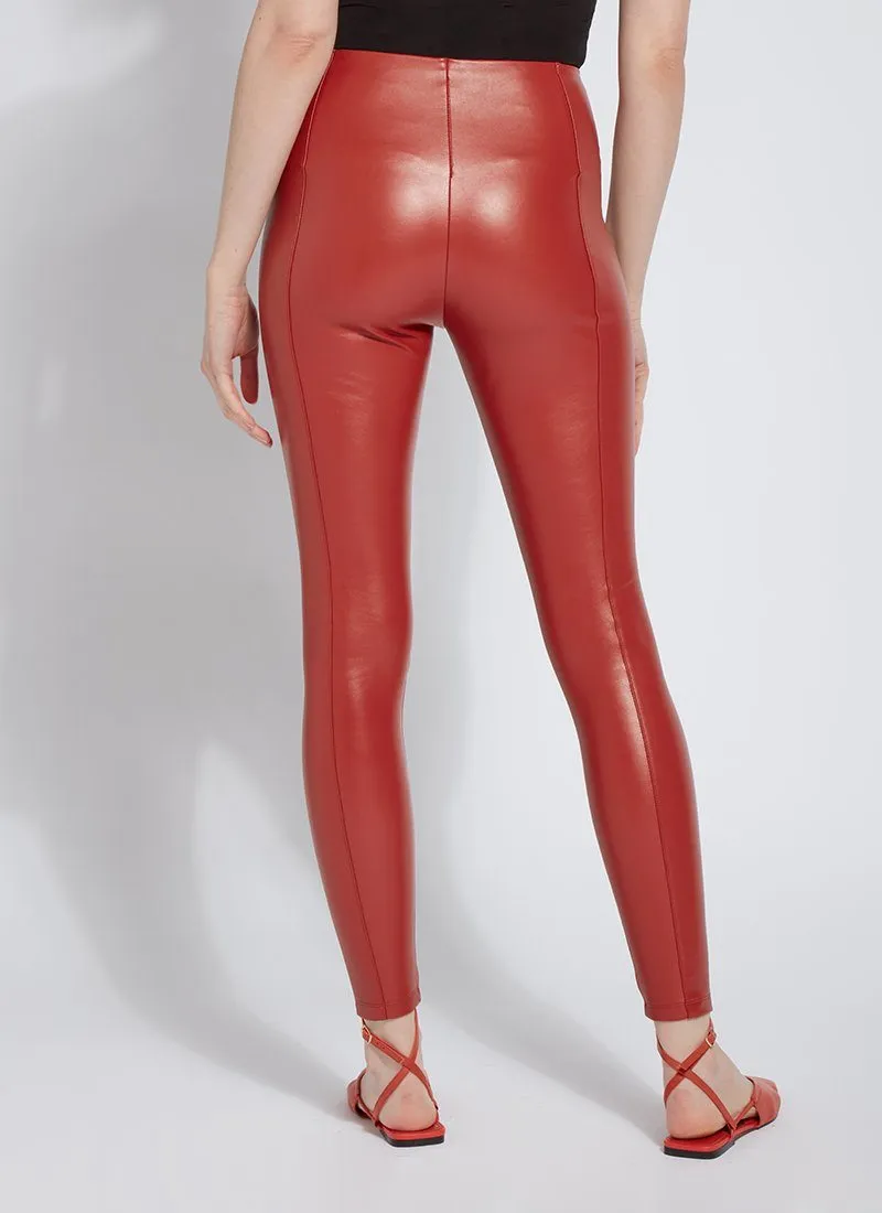 Hi Waist Vegan Leather Legging (28" Inseam)