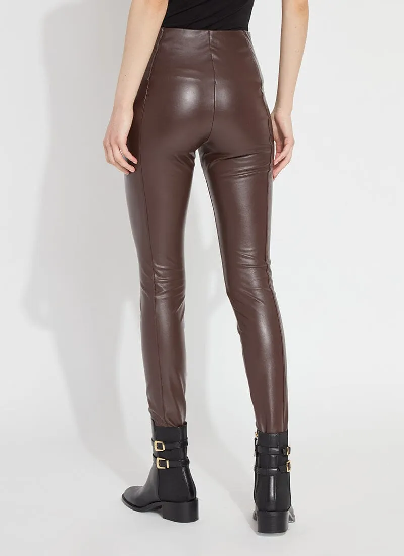 Hi Waist Vegan Leather Legging (28" Inseam)