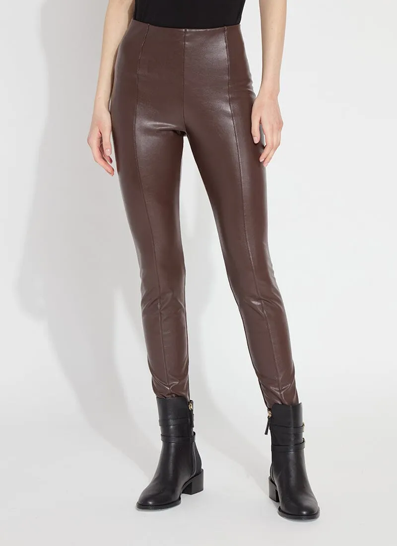 Hi Waist Vegan Leather Legging (28" Inseam)