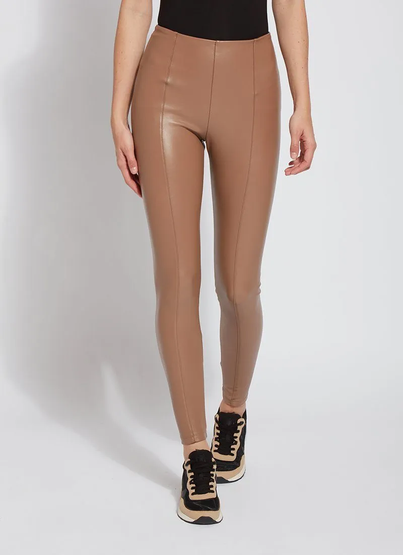 Hi Waist Vegan Leather Legging (28" Inseam)