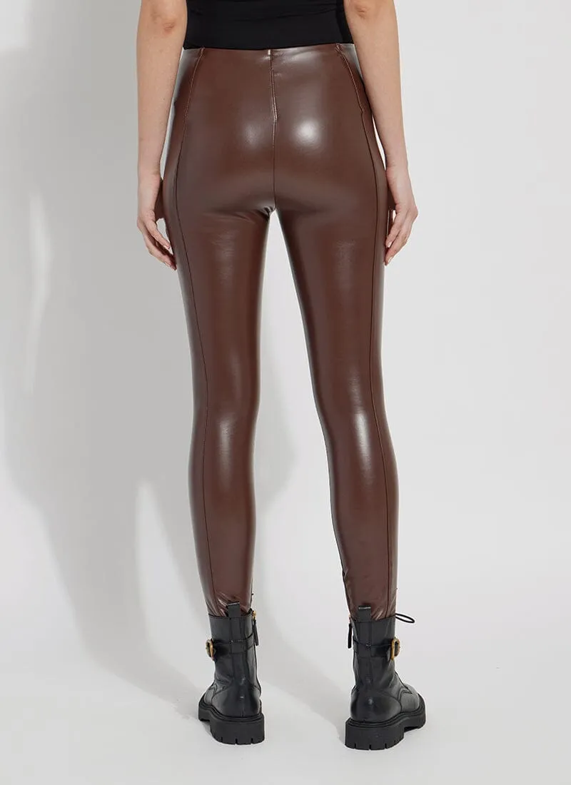 Hi Waist Vegan Leather Legging (28" Inseam)