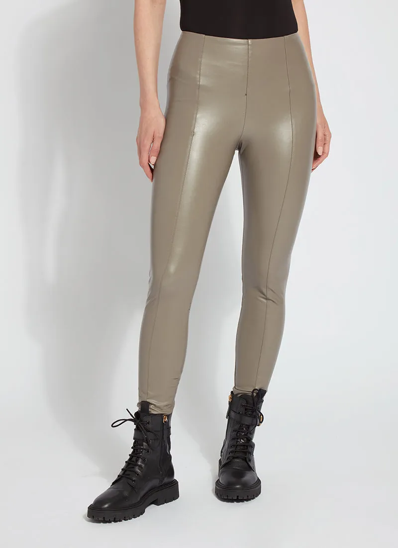 Hi Waist Vegan Leather Legging (28" Inseam)