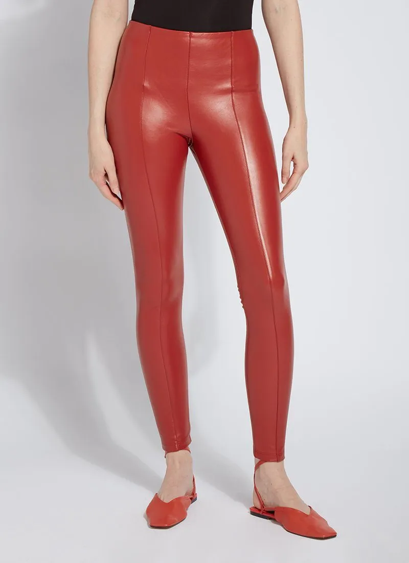 Hi Waist Vegan Leather Legging (28" Inseam)