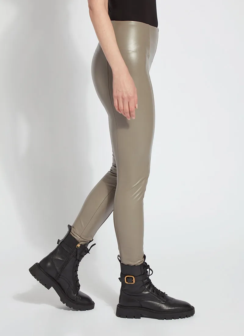 Hi Waist Vegan Leather Legging (28" Inseam)