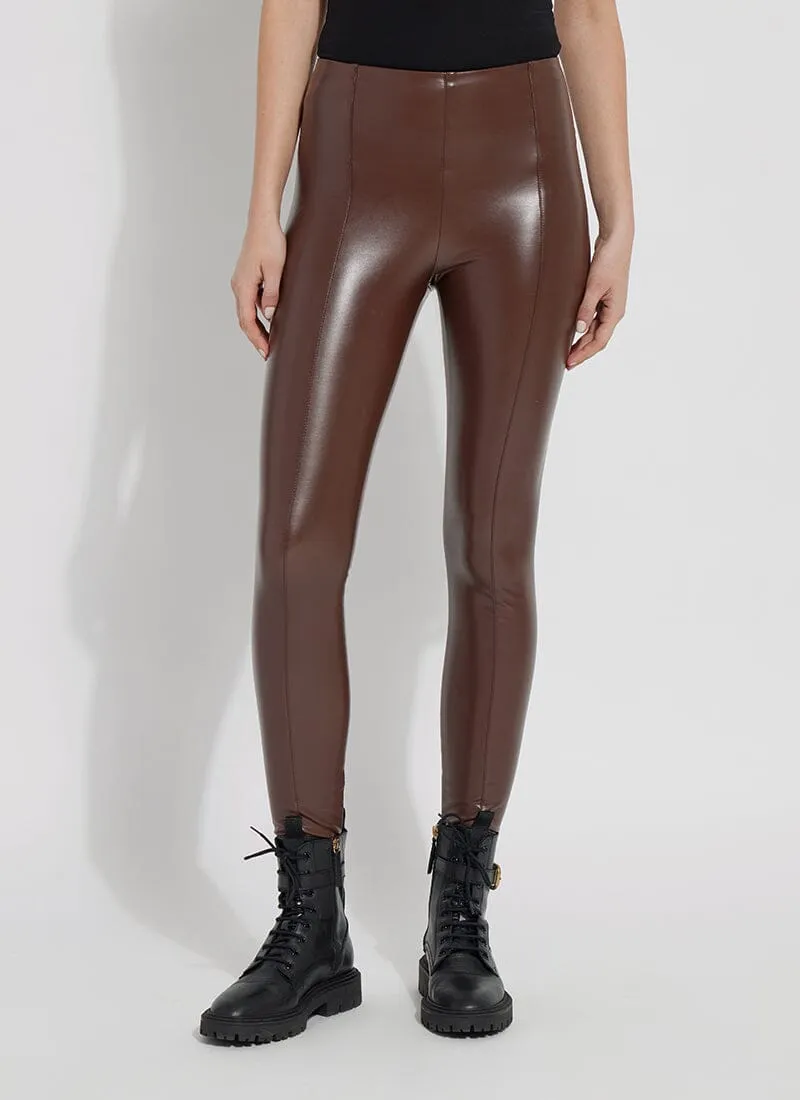 Hi Waist Vegan Leather Legging (28" Inseam)