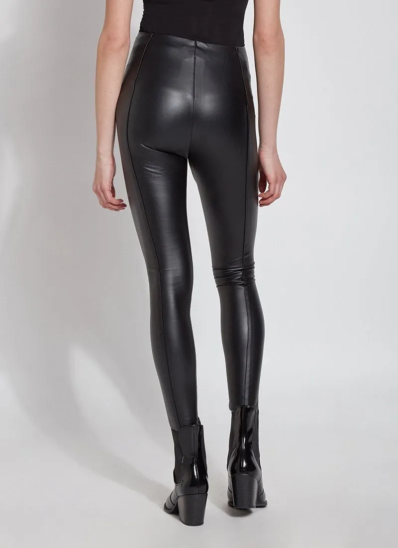 Hi Waist Vegan Leather Legging (28" Inseam)