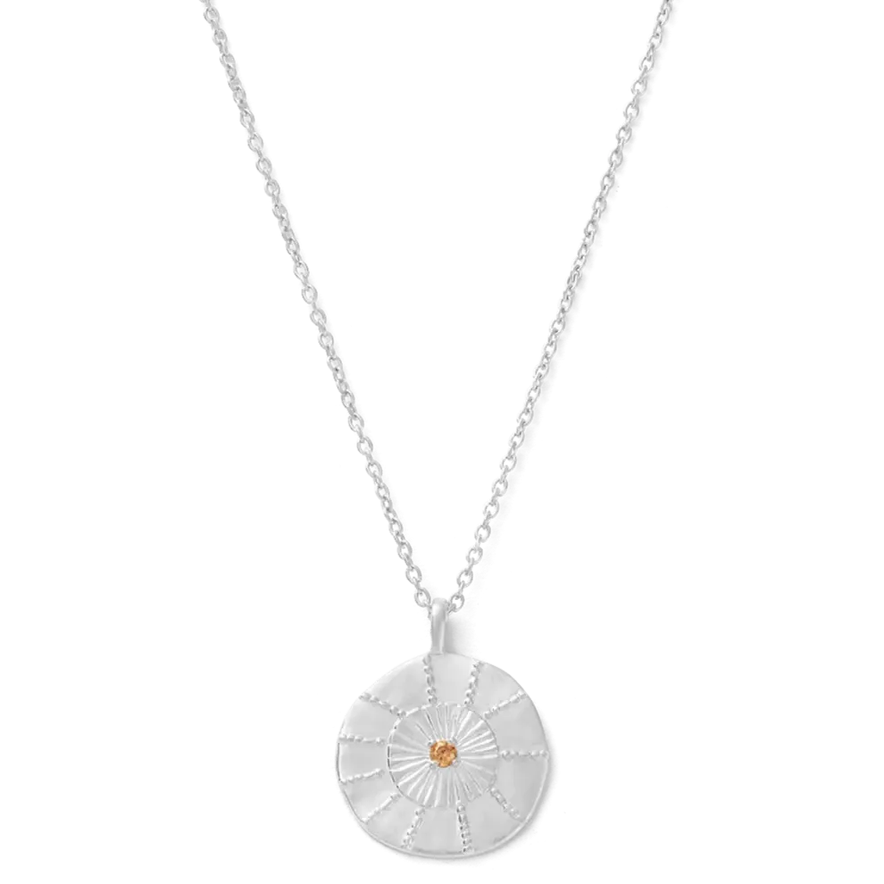 Kirstin Ash Tangerine Coin Necklace, Gold or Silver