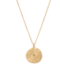 Kirstin Ash Tangerine Coin Necklace, Gold or Silver