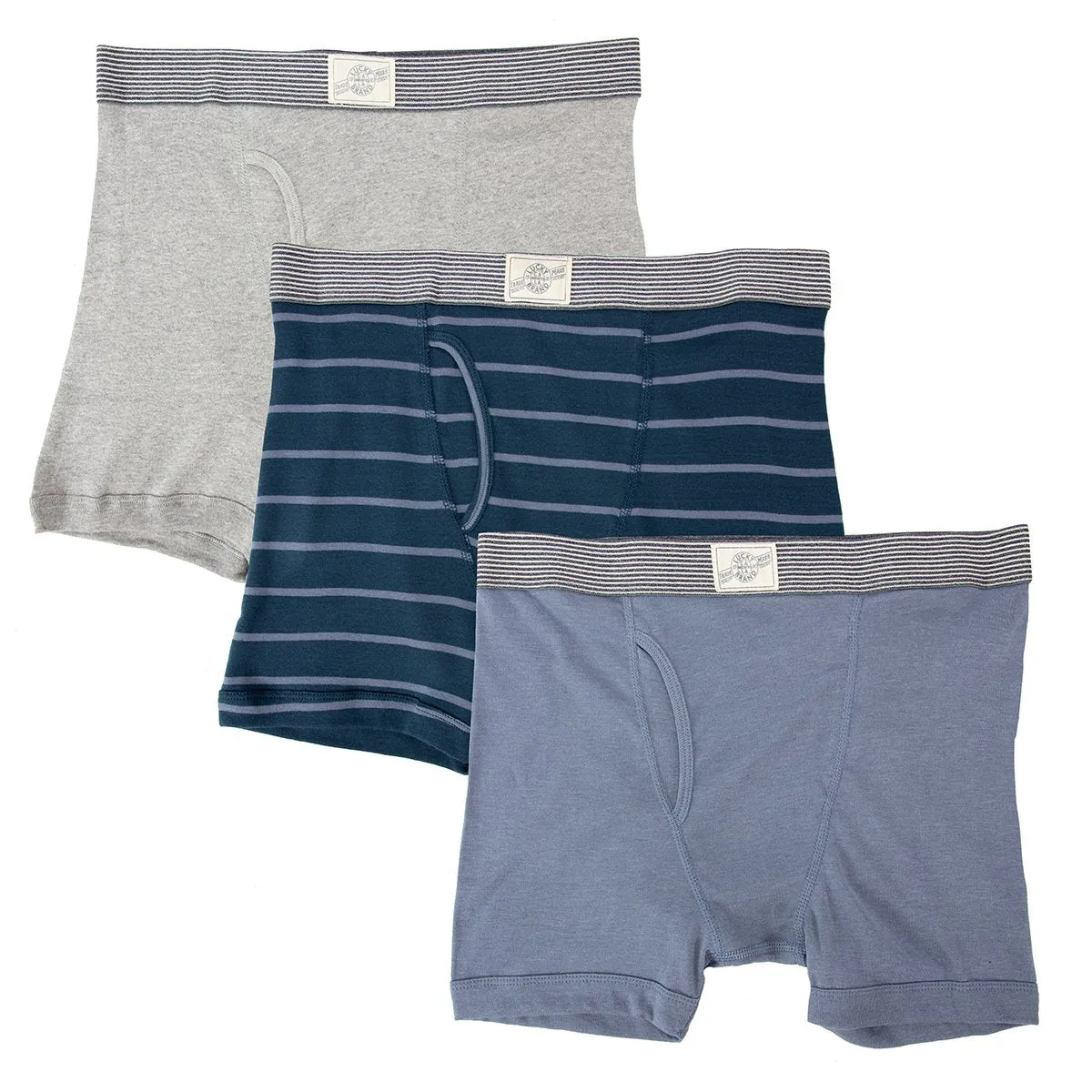 Lucky Brand Men's Cotton Boxer Briefs 3-Pack