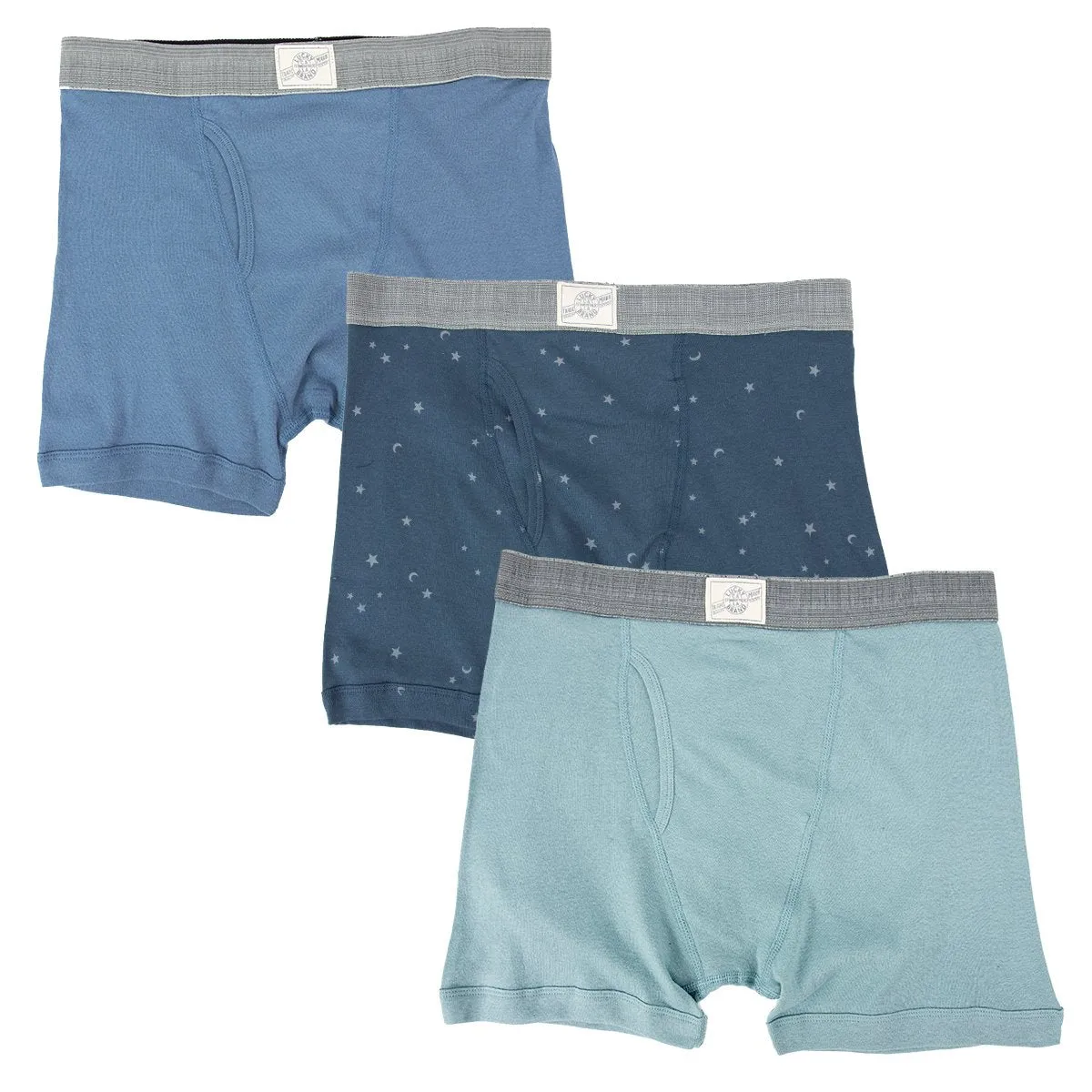 Lucky Brand Men's Cotton Boxer Briefs 3-Pack