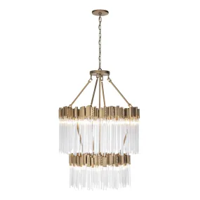 Matrix 309C14HG 14-Light Chandelier - Havana Gold