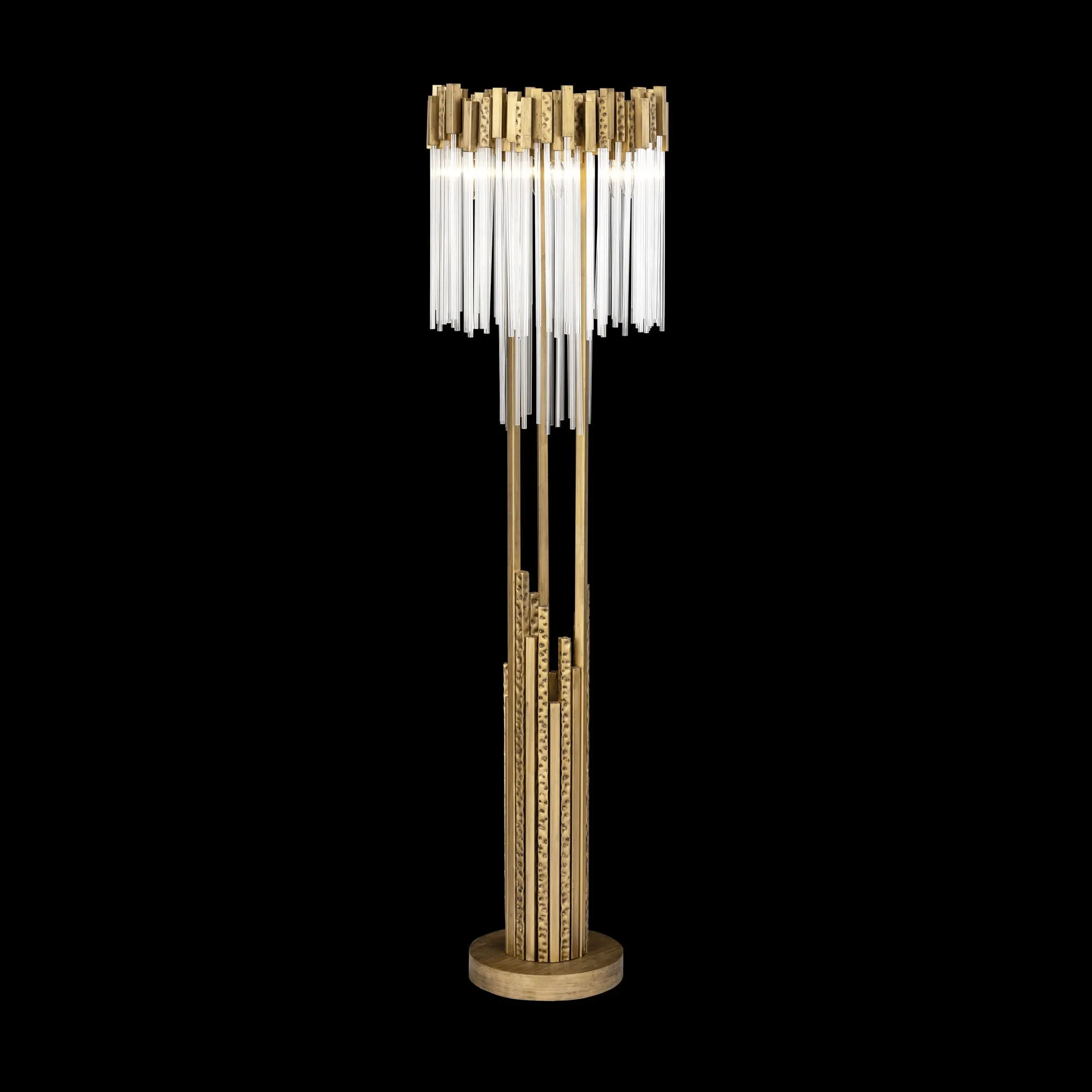 Matrix 309L06HG 6-Light Floor Lamp - Havana Gold