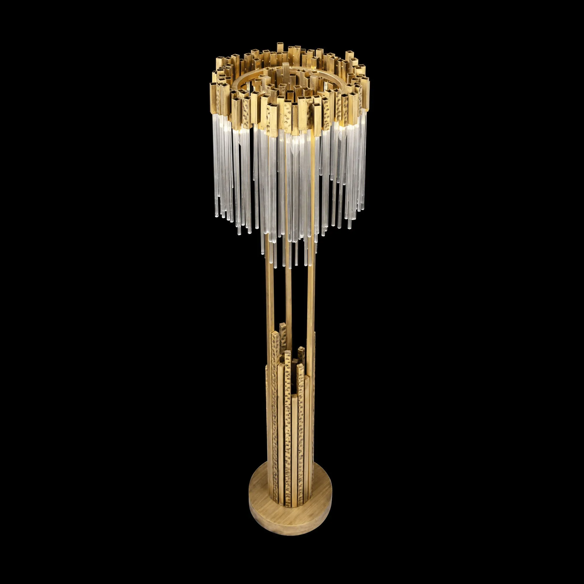 Matrix 309L06HG 6-Light Floor Lamp - Havana Gold