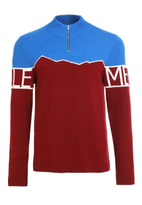 Merino Super Fine Mountain Print Sweater