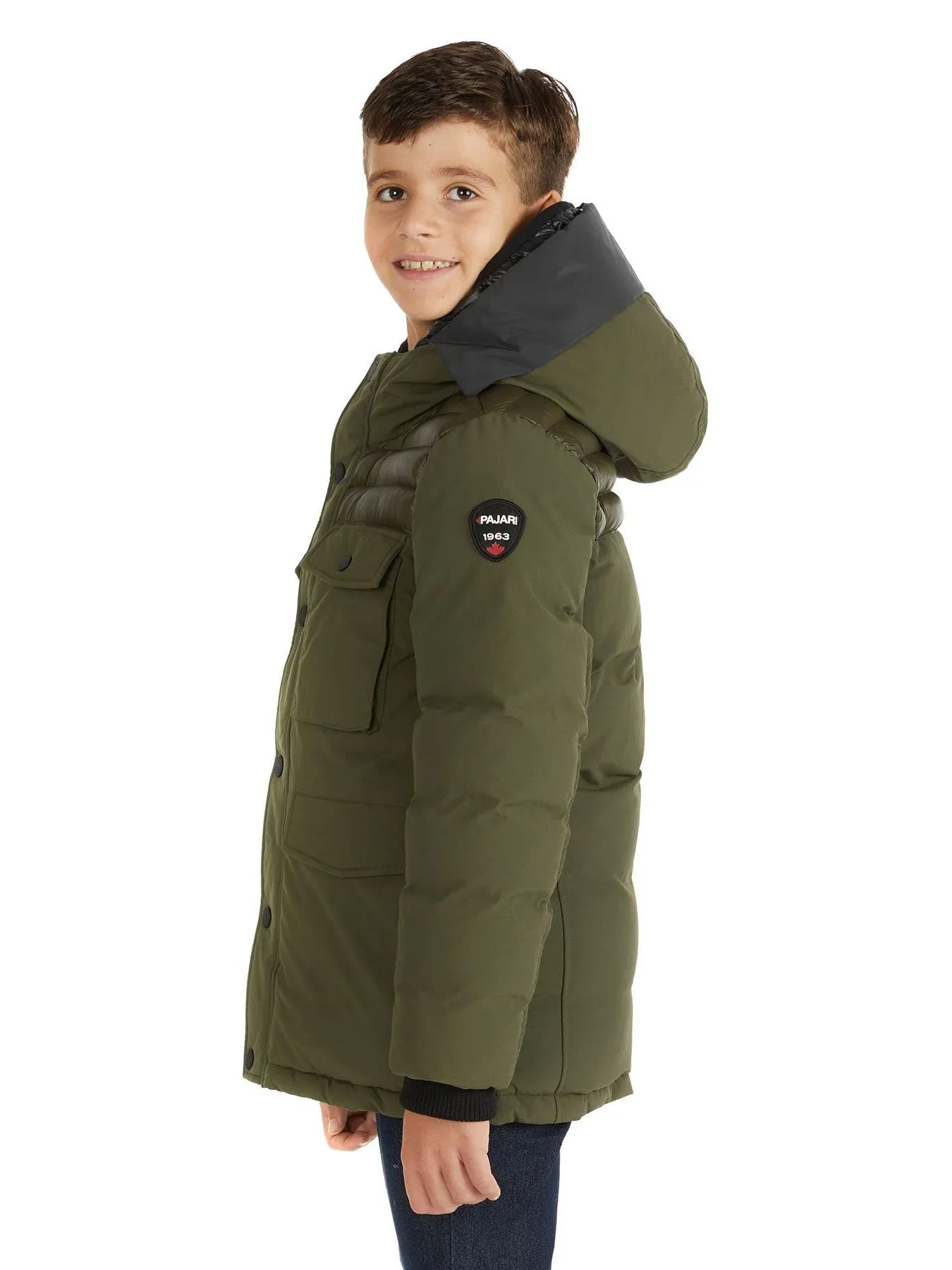 Mikkel Boys' Mixed-Media Parka