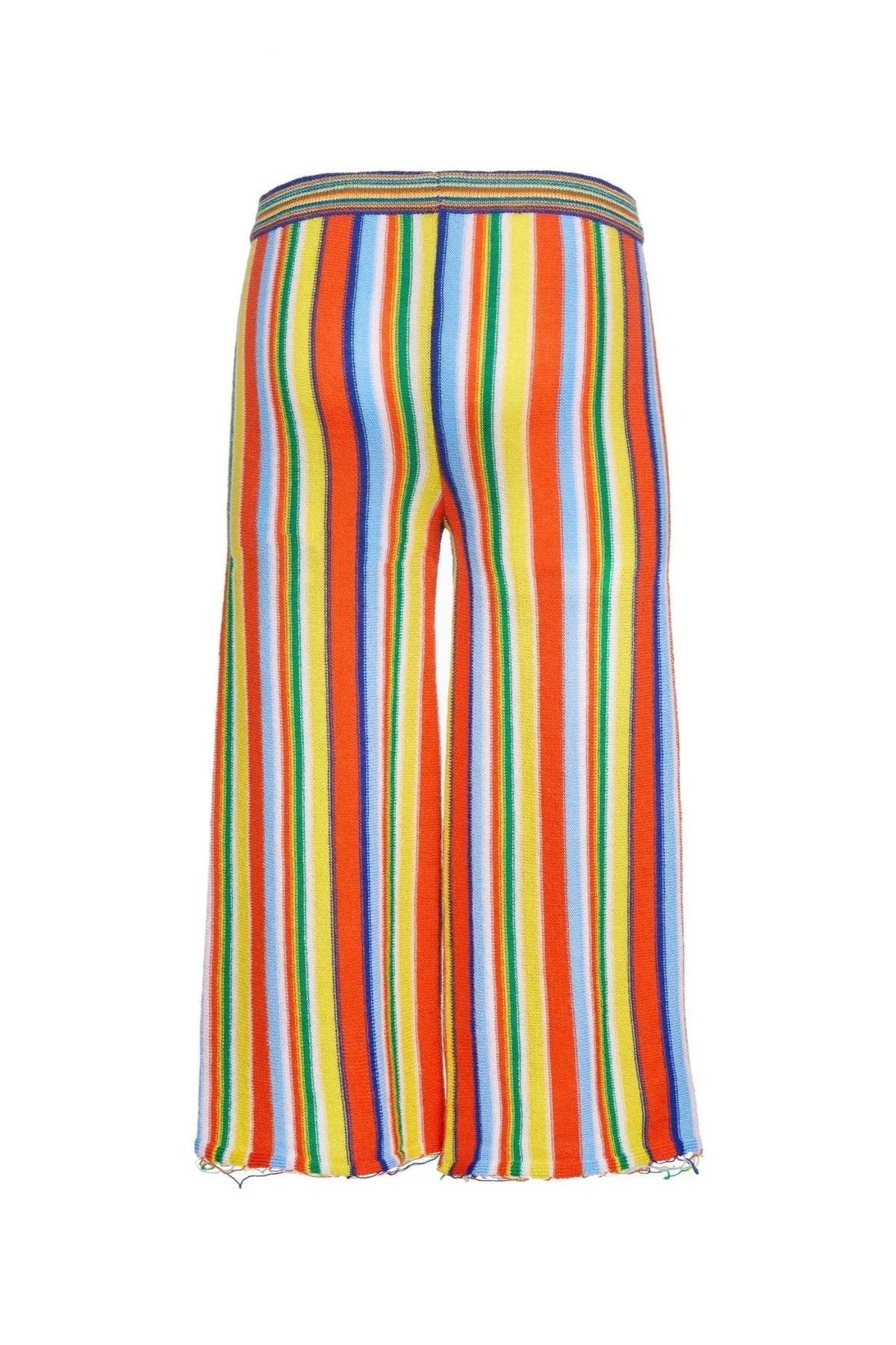 MULTI STRIPE KNIT TROUSERS