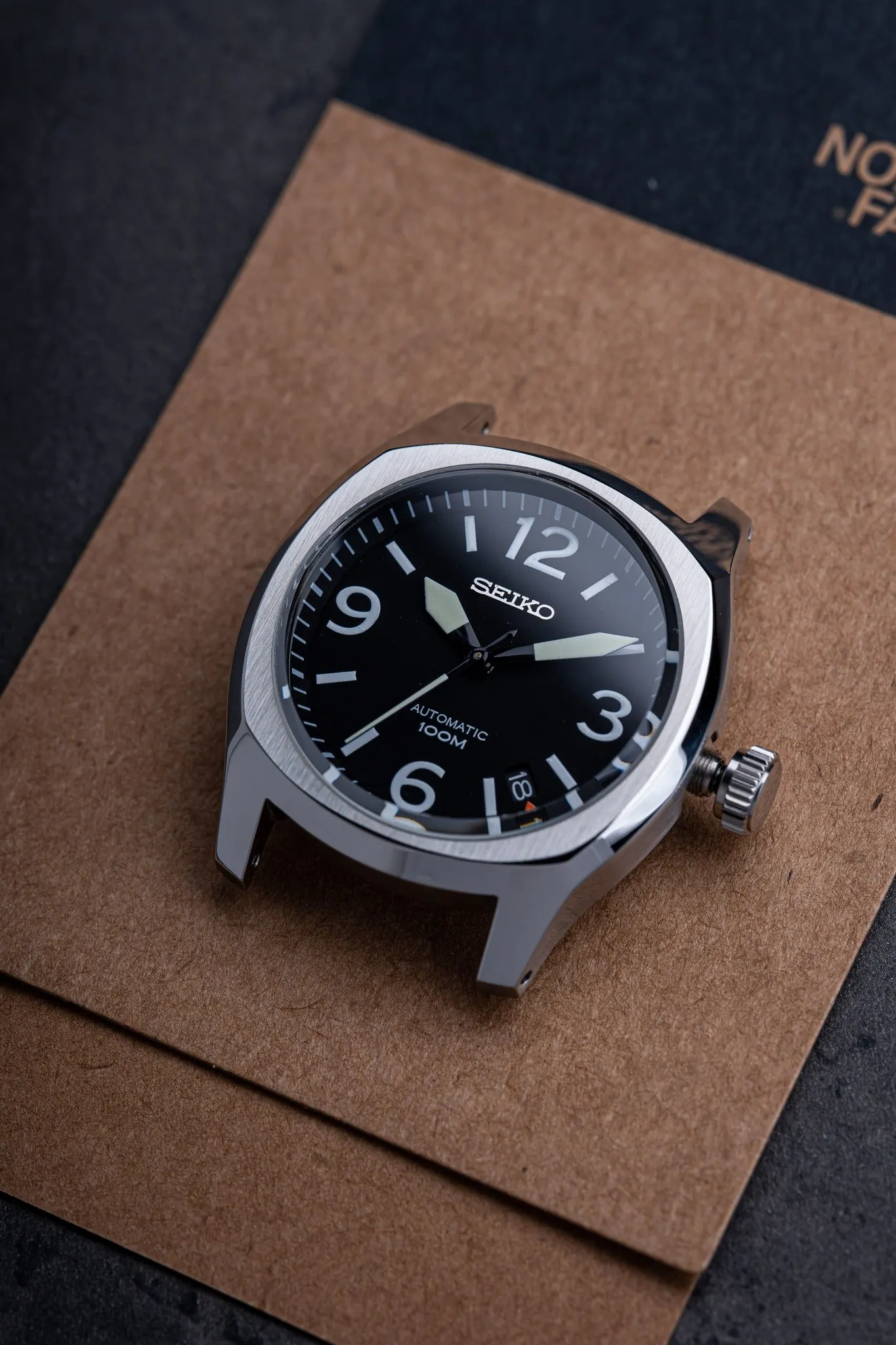 NMK932 Field Watch Case Bundle: PVD Black Finish