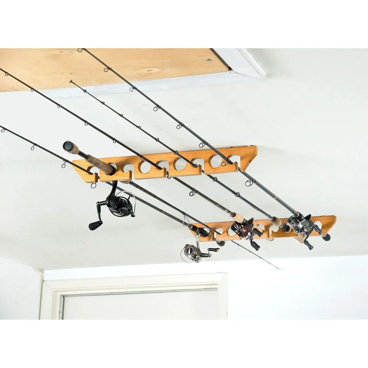 Overhead Rod Rack | Fits 9 Fishing Rods