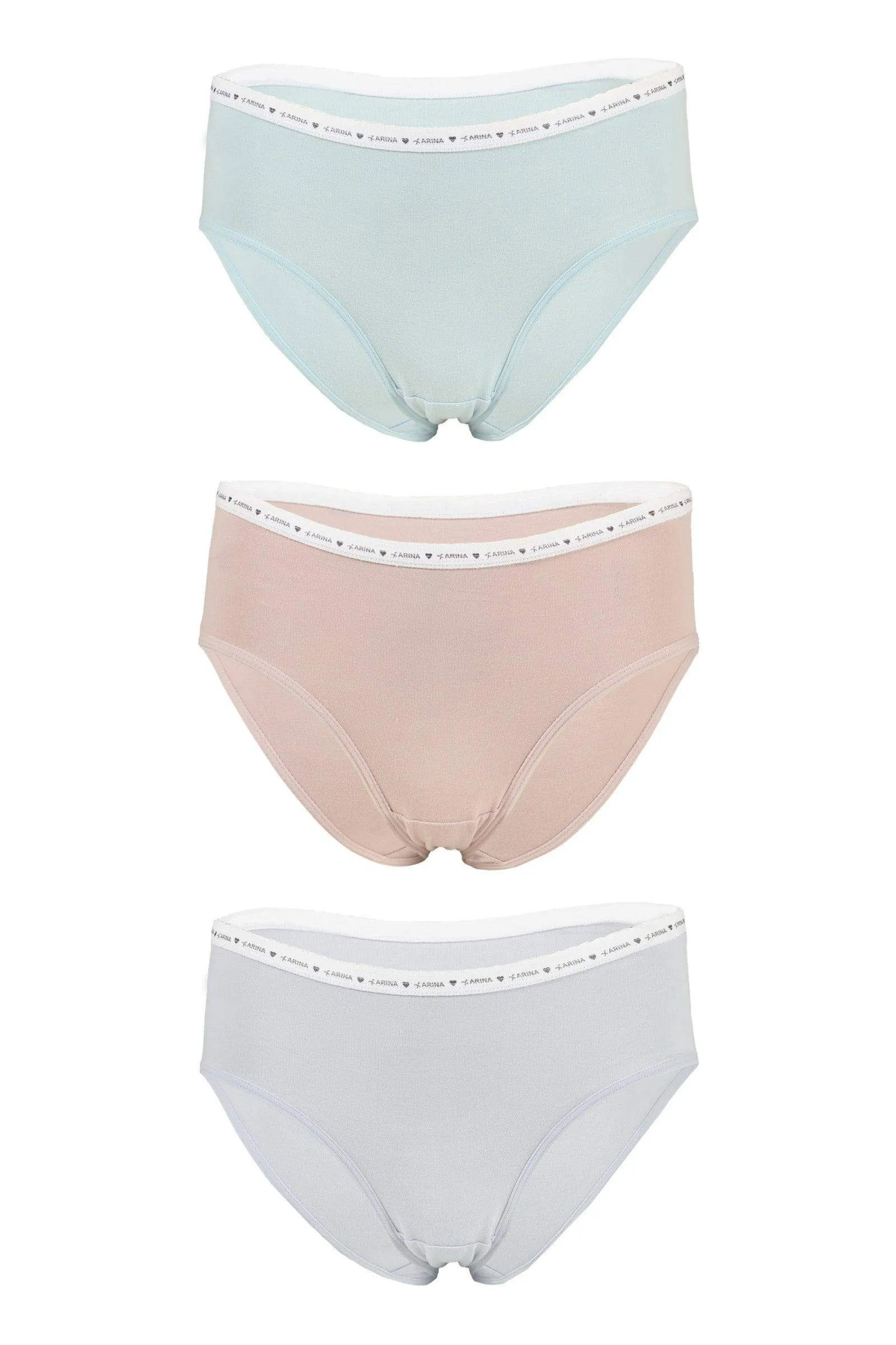 Pack of 3 Plain Brief Panties