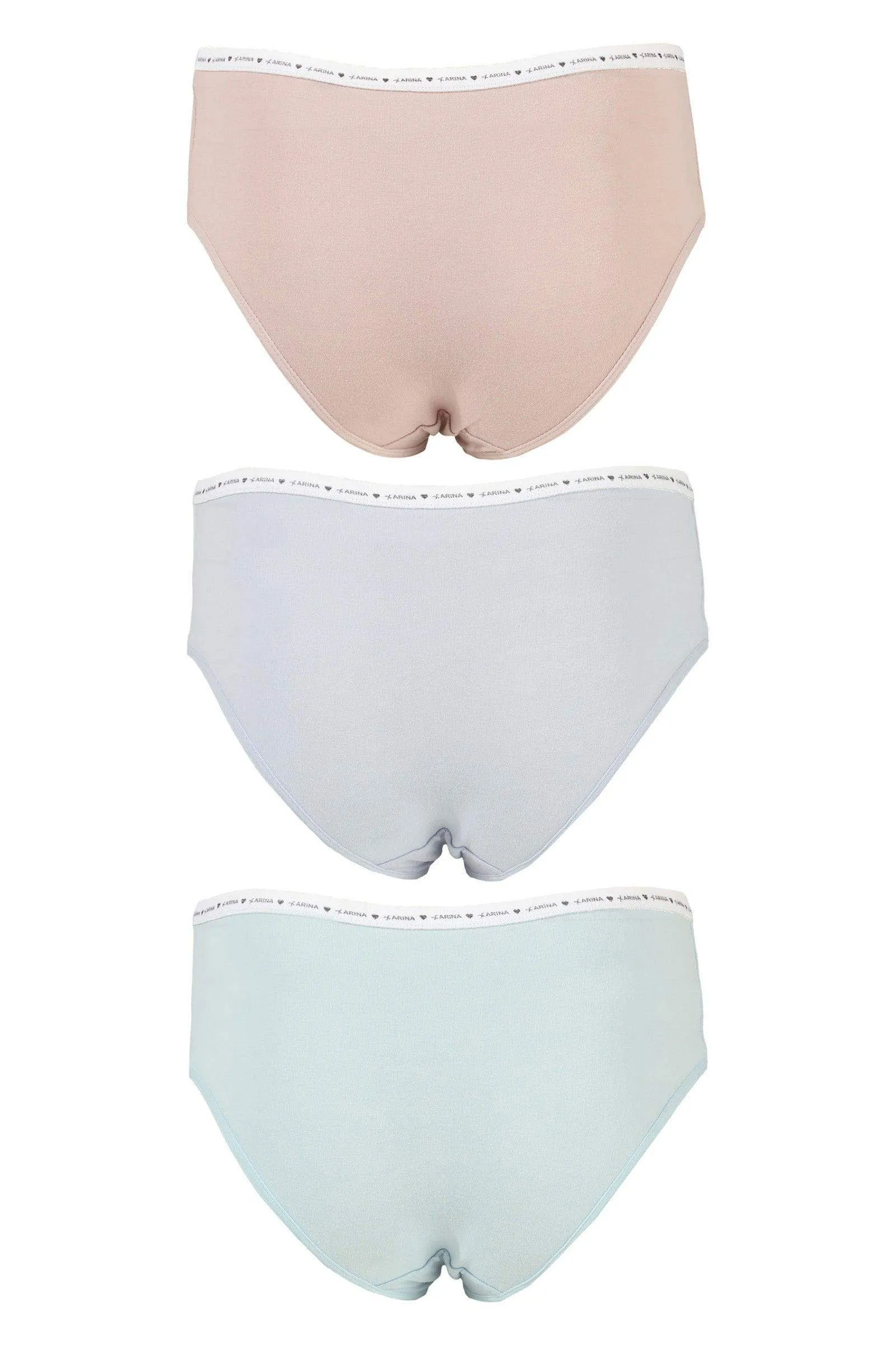 Pack of 3 Plain Brief Panties