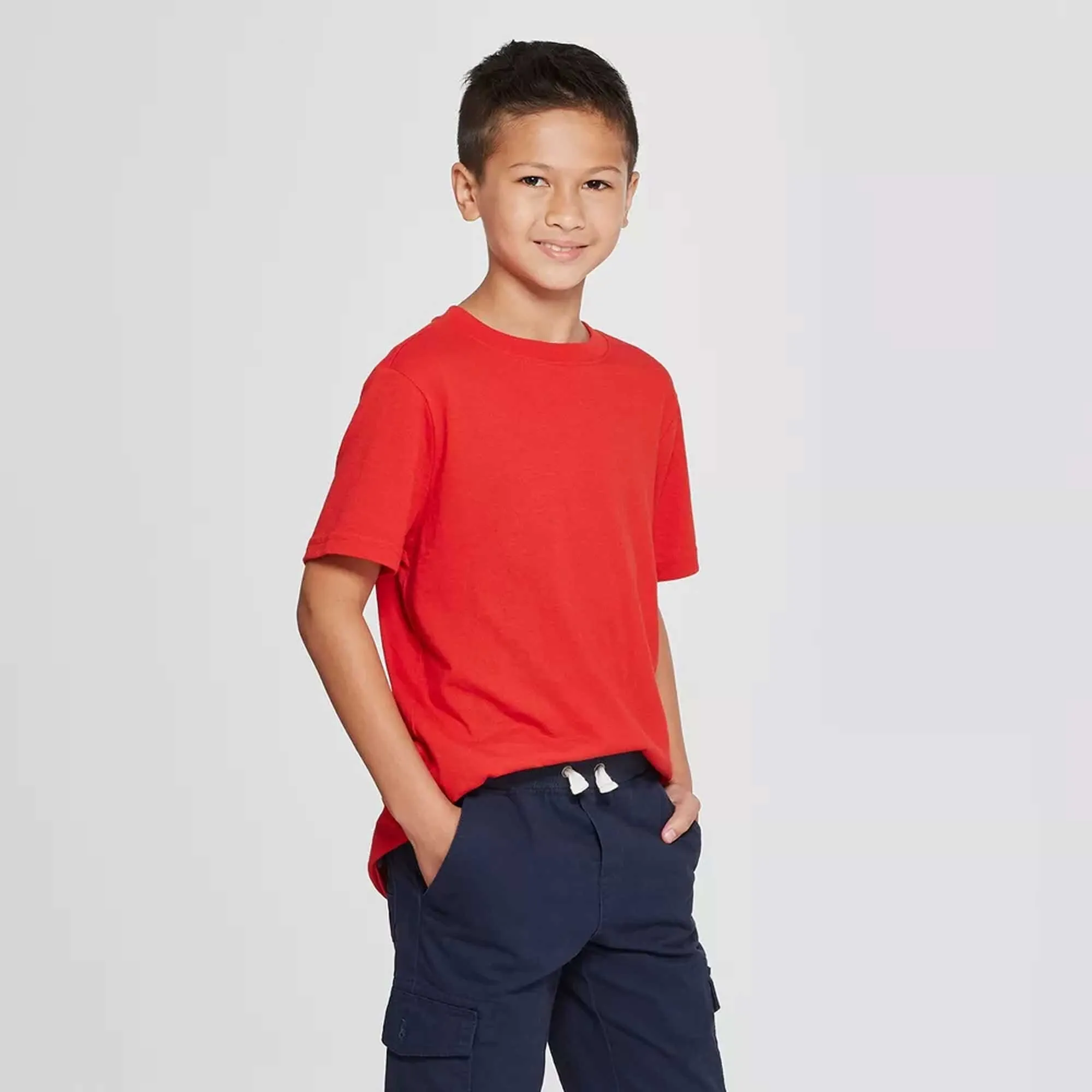 Polo Republica Boy's Essentials Crew Neck Tee Shirt