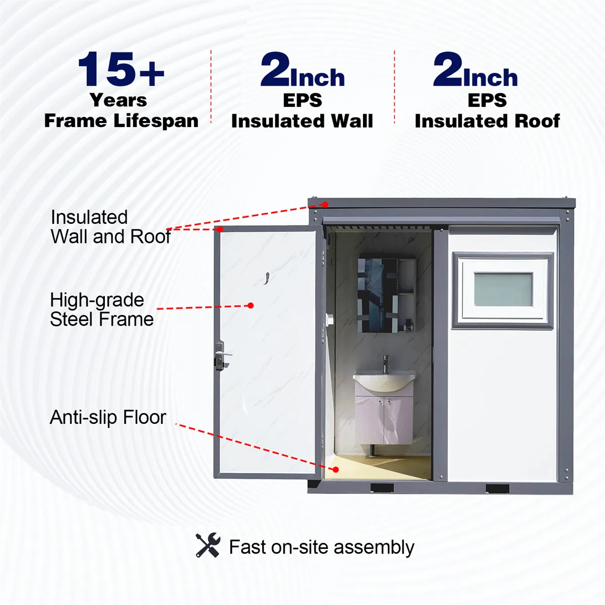 Portable Mobile Shower Room