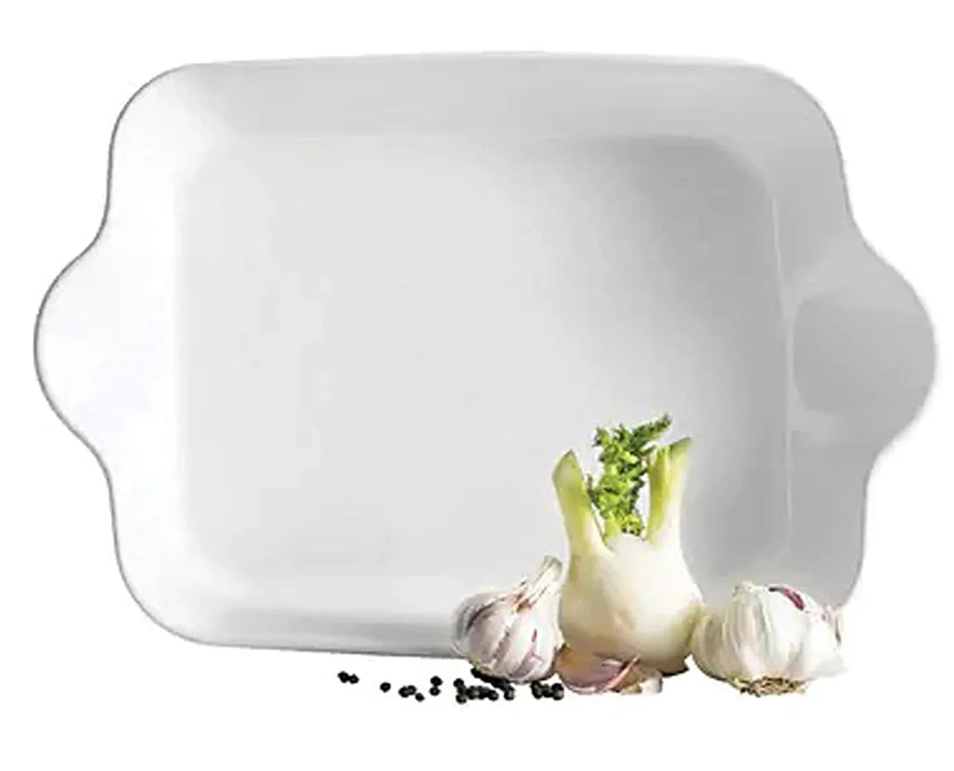 Sagaform Piccadilly Large Square Oven Dish, White