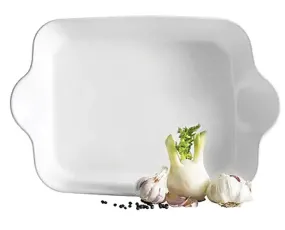 Sagaform Piccadilly Large Square Oven Dish, White