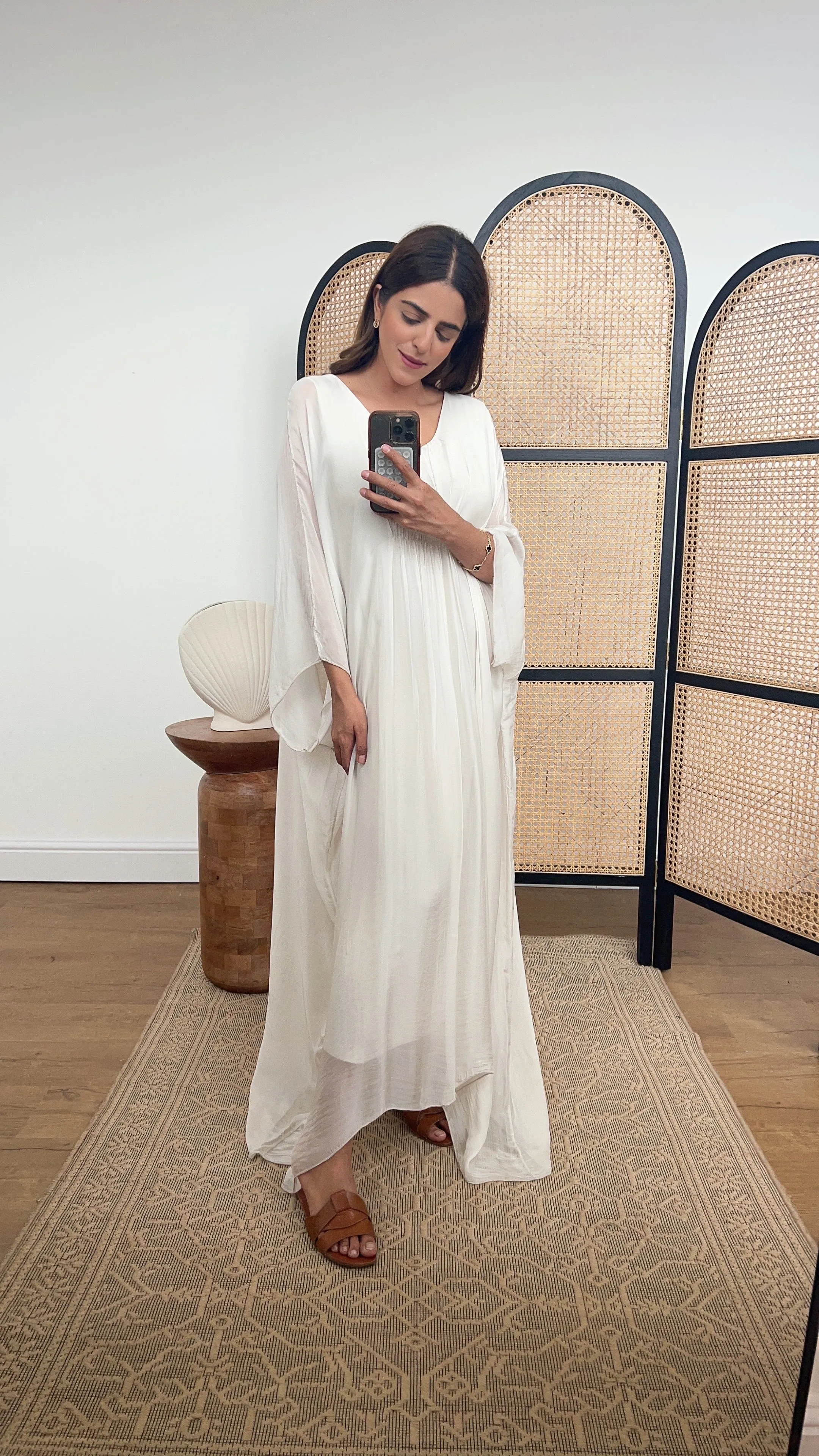 Sanne dress in Ivory