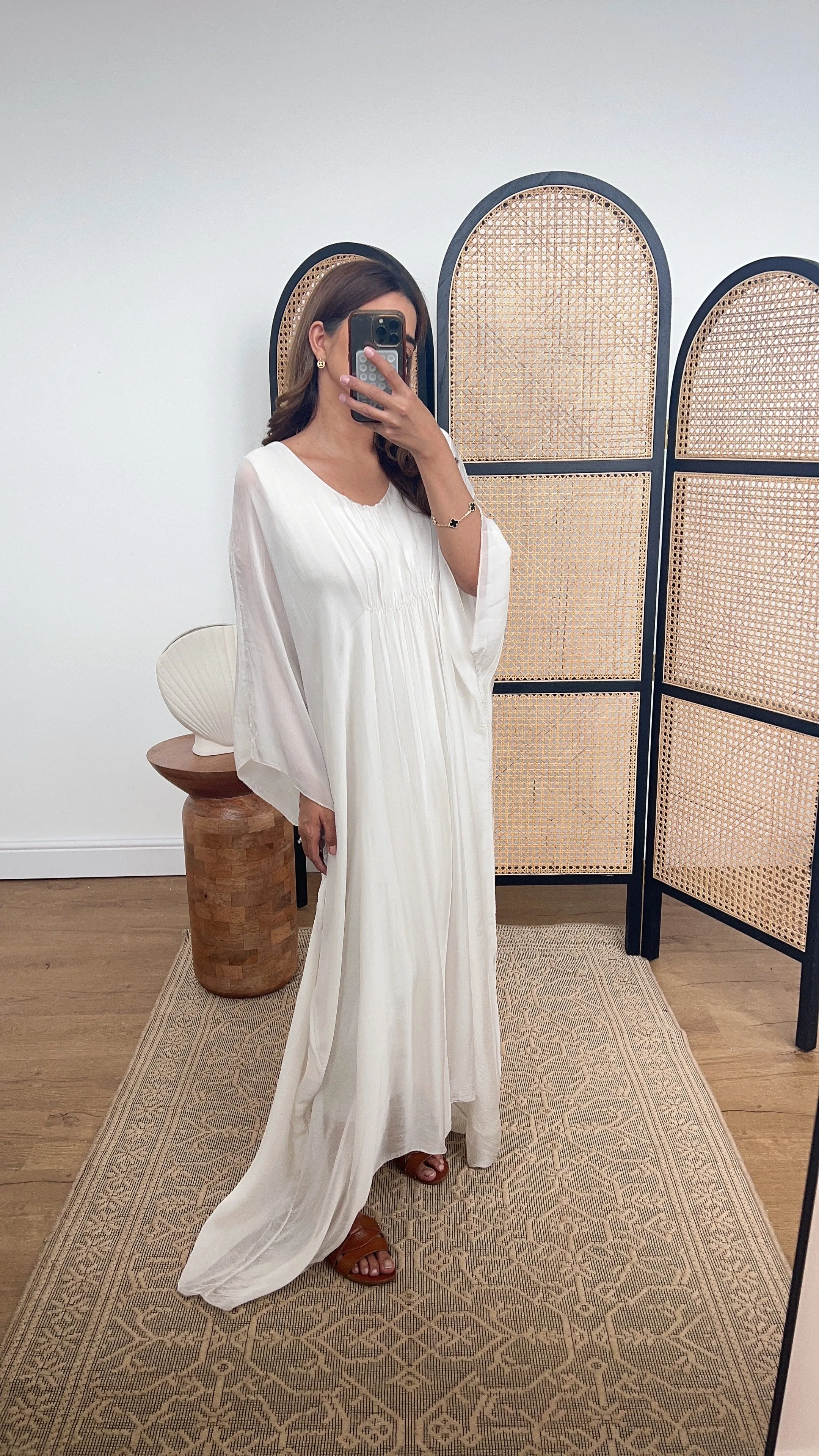 Sanne dress in Ivory