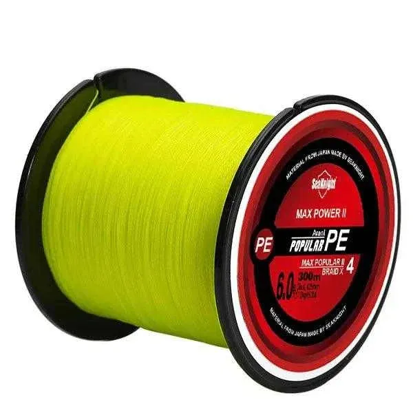 SeaKnight Brand TriPoseidon Series 4 Strands 300M PE Braided Fishing Line 8-60LB Multifilament Fishing Line Smooth Carp Fishing