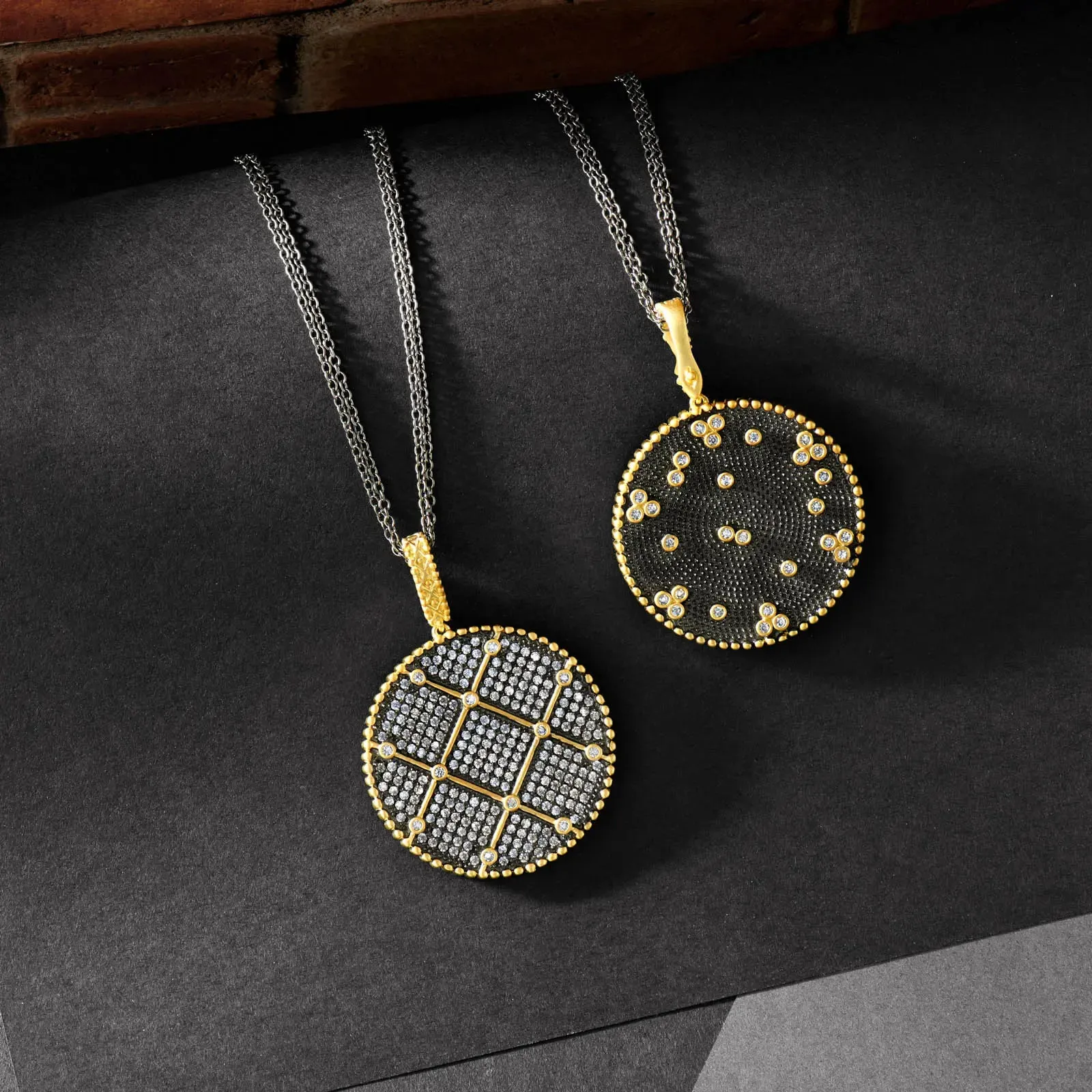 Signature Double Sided Pendant Necklace