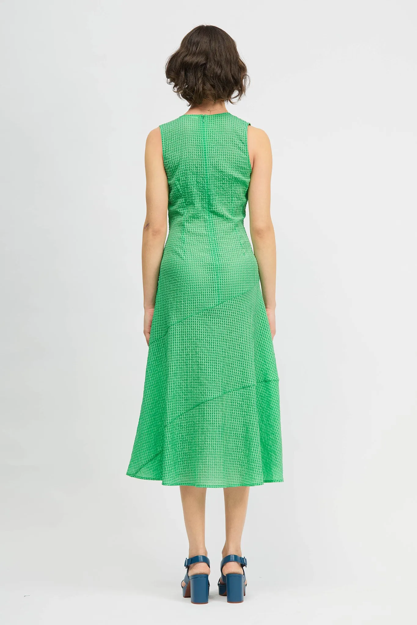 Sori Dress Green Check