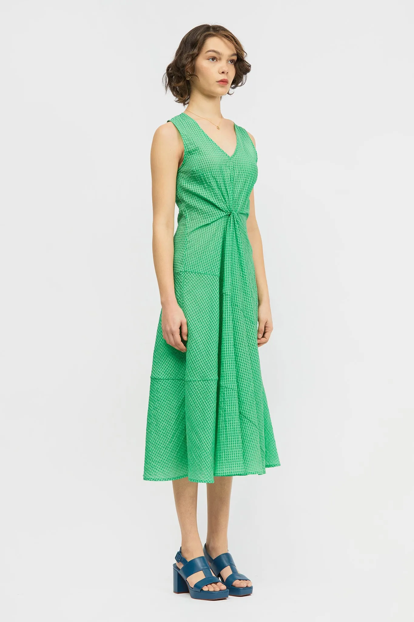 Sori Dress Green Check