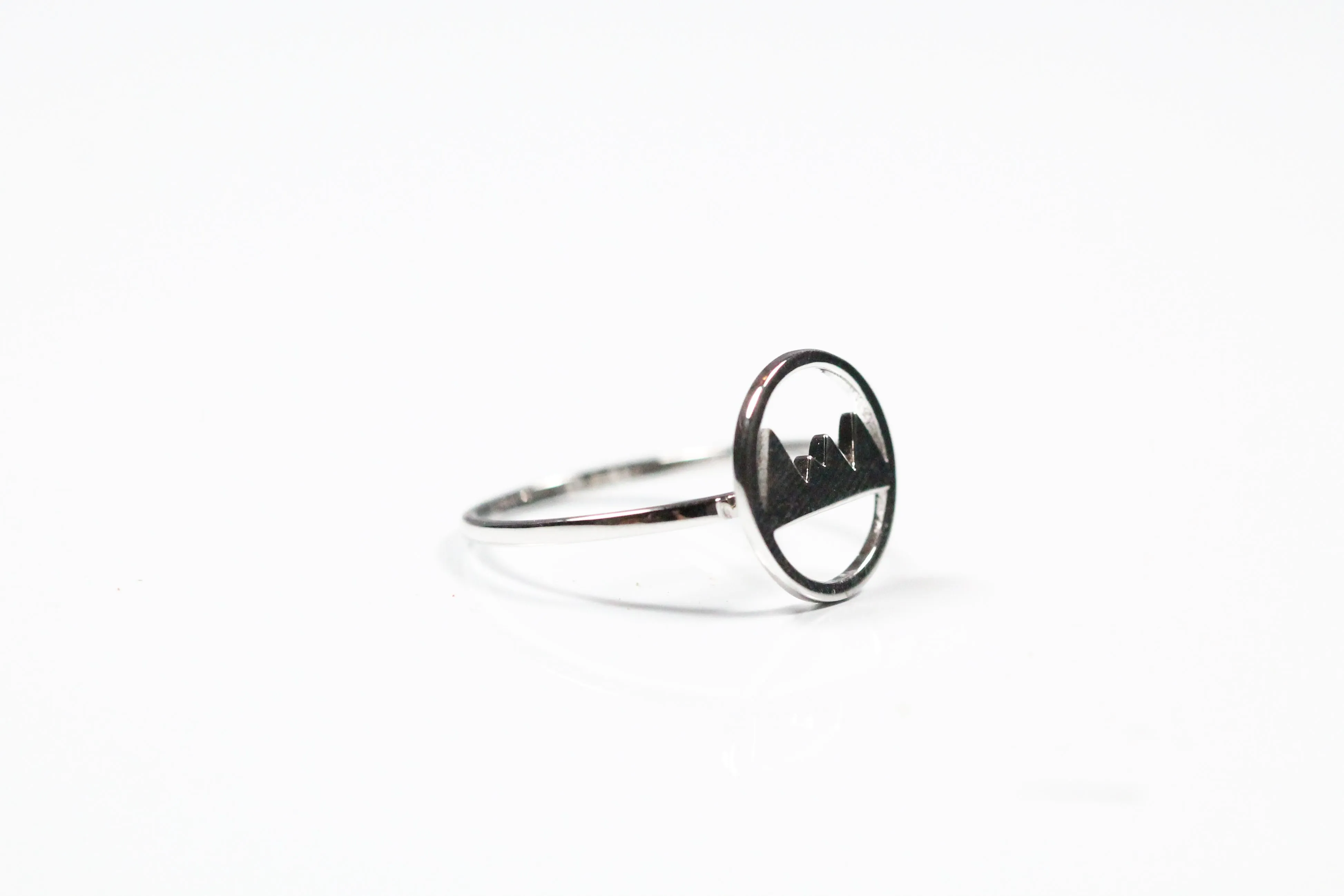 Sterling Silver Mountain Cut Out Ring