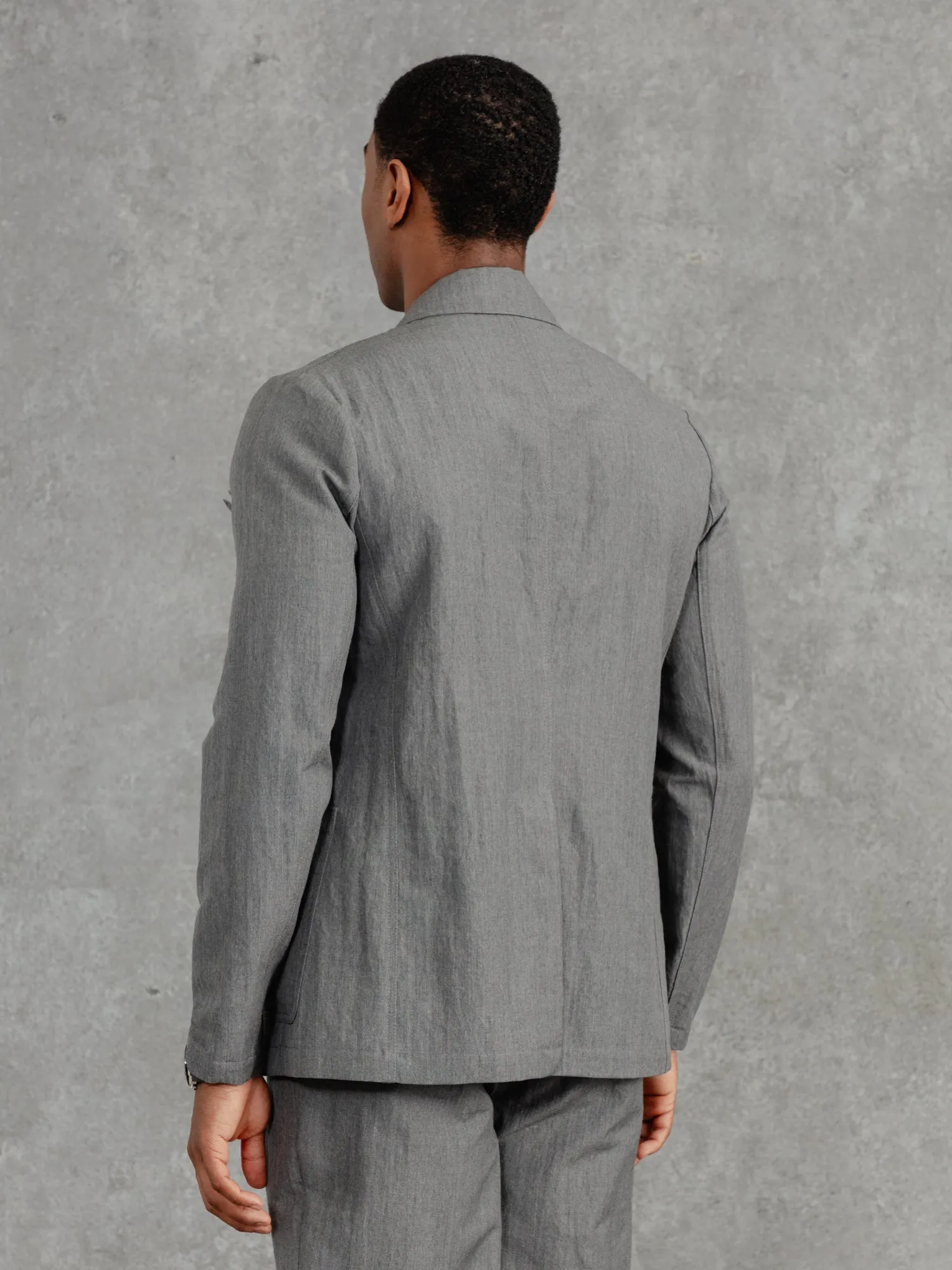 The Belgravia Blazer - Cobble Grey