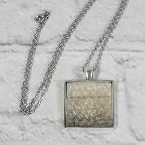 The Rachel - Our Square Salmon Pendant Necklace