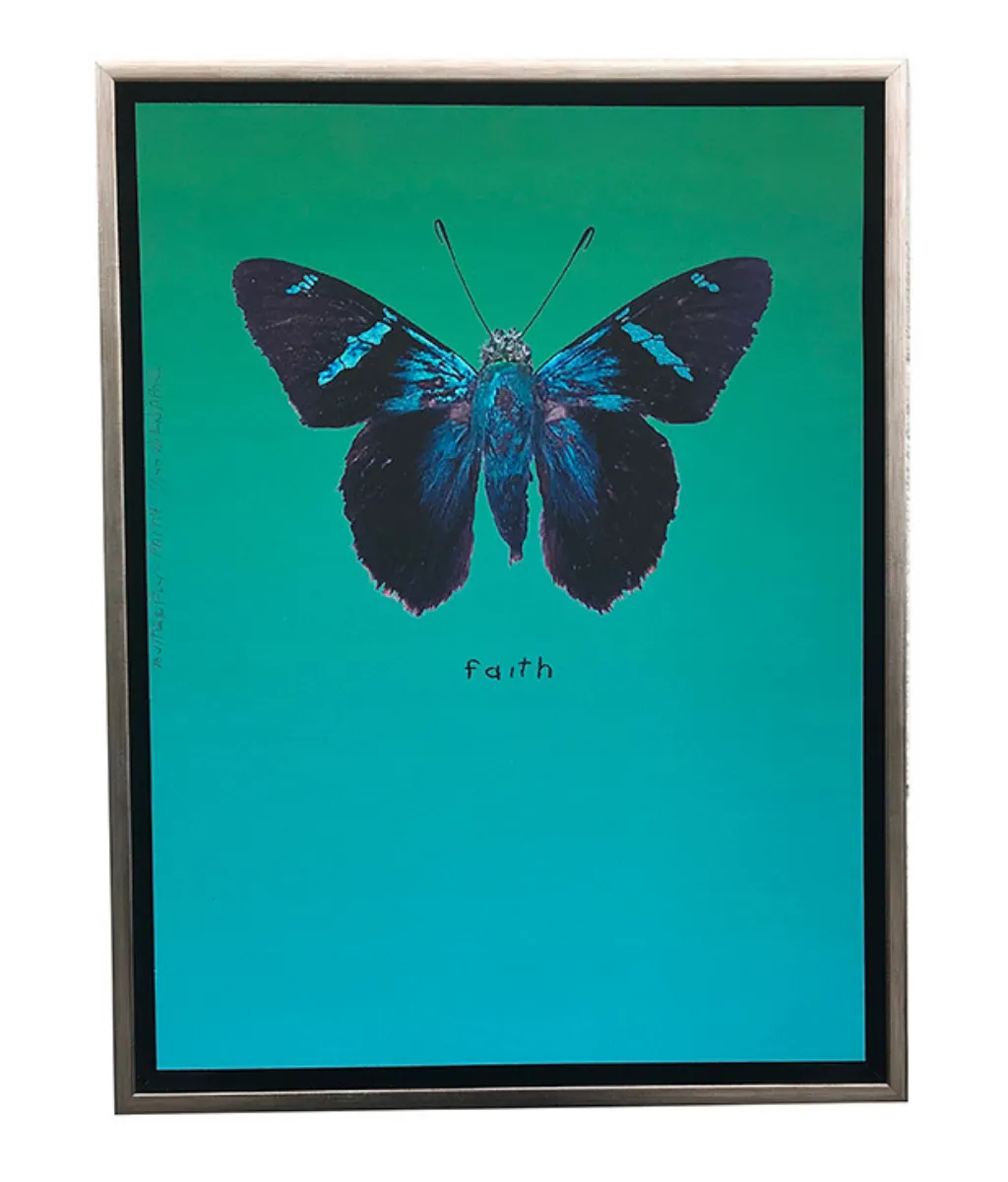 Walter Knabe Artwork Butterfly Faith Limited Edition Mixed Media