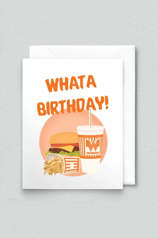 whata birthday card